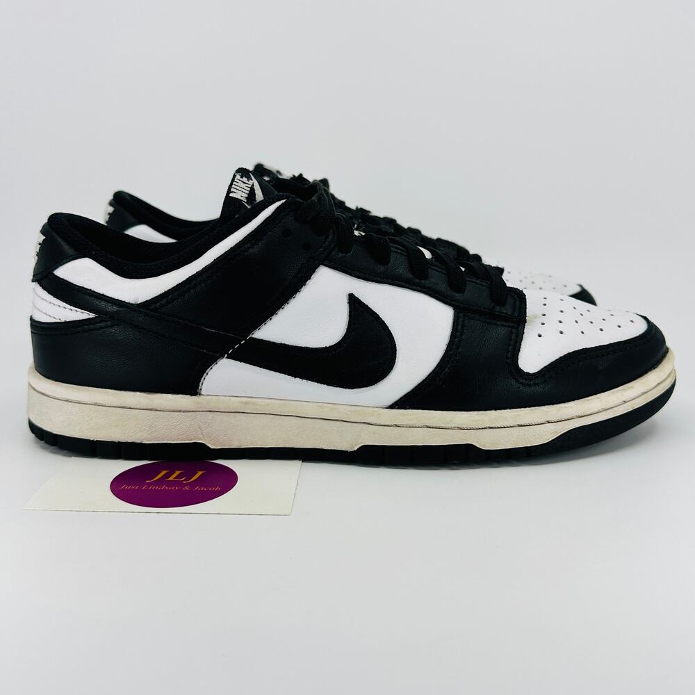 Nike Women's Dunk Low 'Panda' Black White Sneaker Shoes DD1503-101 Size 8.5